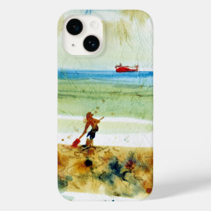 Coque Pour iPhone 14 Bateau rouge à Mundesley