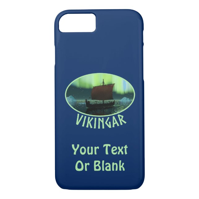 Coques Case-Mate iPhone Bateau Viking Sous Lumière Du Nord (Dos)