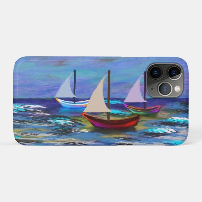 Coques Case-Mate iPhone Bateaux à la couverture polaire en mer (Dos (Horizontal))