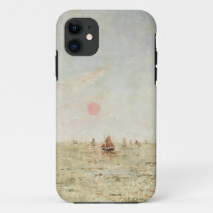 Coque Case-Mate Pour iPhone Bateaux au lever de soleil (huile sur le panneau)