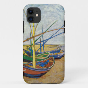 Coque Case-Mate Pour iPhone Bateaux de pêche de Van Gogh sur la plage