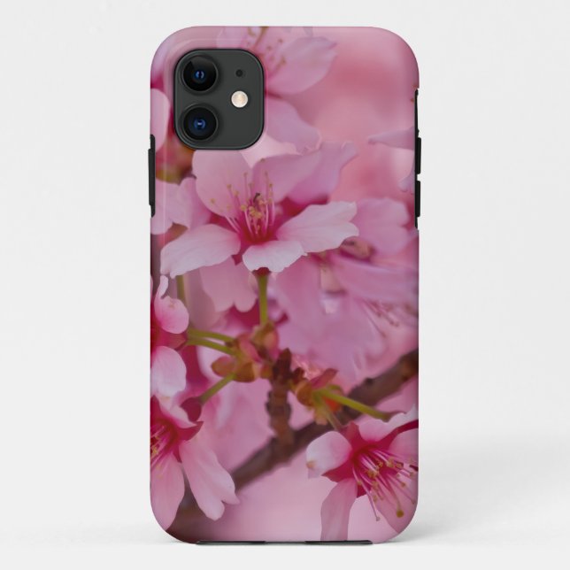 Coques Case-Mate iPhone Bathed in Pink Japanese Cherry (Dos)