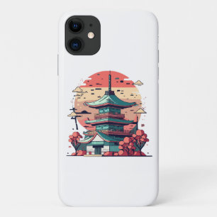 Case-Mate iPhone Case Bâtiment d'art coloré du Japon
