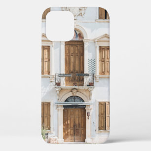 Case-Mate iPhone CASE BÂTIMENT EN BÉTON BLANC AVEC PORTES EN BOIS ET VEN