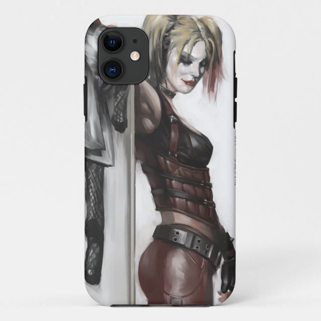 Coques Case-Mate iPhone Batman Arkham City | Harley Quinn Illustration (Dos)