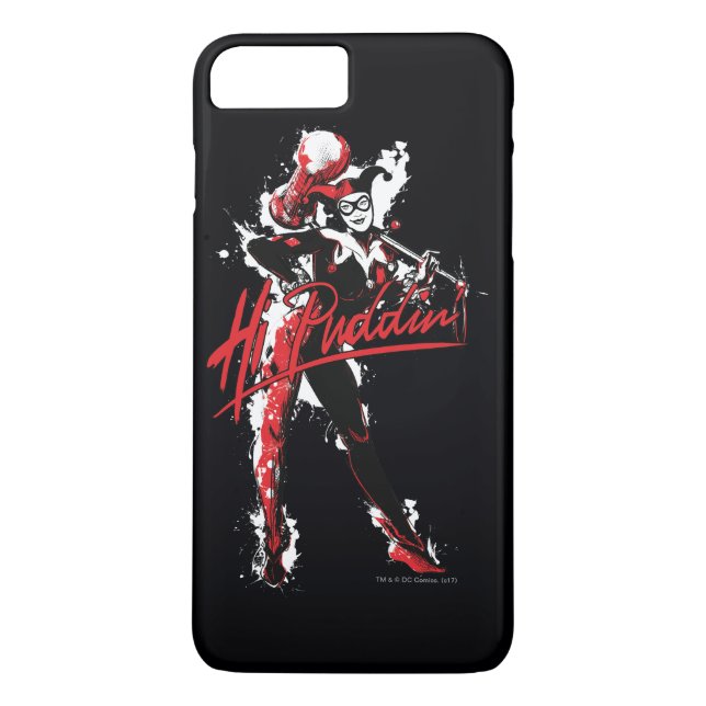 Coques Case-Mate iPhone Batman | Harley Quinn "Hi Puddin'' Ink Art (Dos)