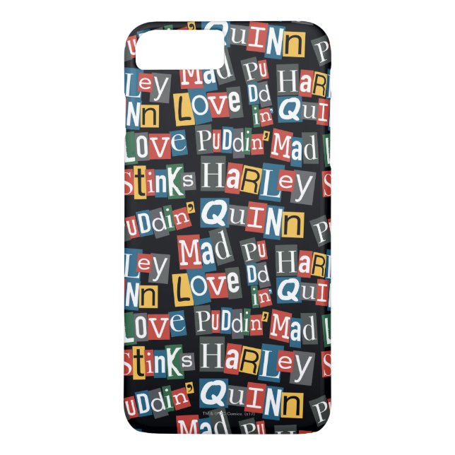 Coques Case-Mate iPhone Batman | Harley Quinn Ransom Style Motif (Dos)