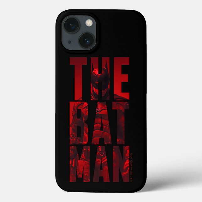 Coques Case-Mate iPhone Batman Typography Cutout (Verso)