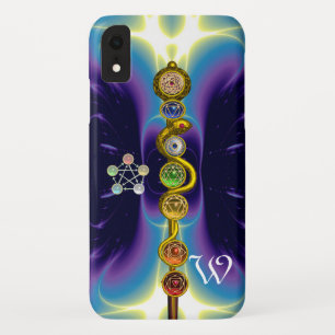 Case-Mate iPhone CASE BÂTON D'ASCLEPIUS 7 CHAKRAS, YOGA, ÉNERGIE SPIRITU