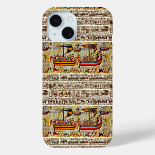 COQUE POUR iPhone 15 BAYEUX TAPESTRY 1066 NAVIRES VIKING