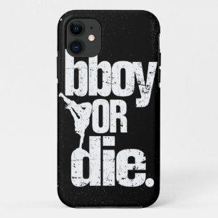 Coque Case-Mate Pour iPhone bboy ou meurent - le blanc affligé
