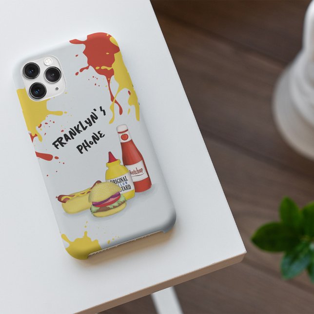Coques Case-Mate iPhone BBQ Cool amusant Personnalisé (Fun Whimsical Phone Case with BBQ Food Style)
