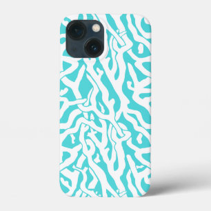 Etui iPhone Case-Mate Beach Coral Reef Motif Nautique Blanc Bleu