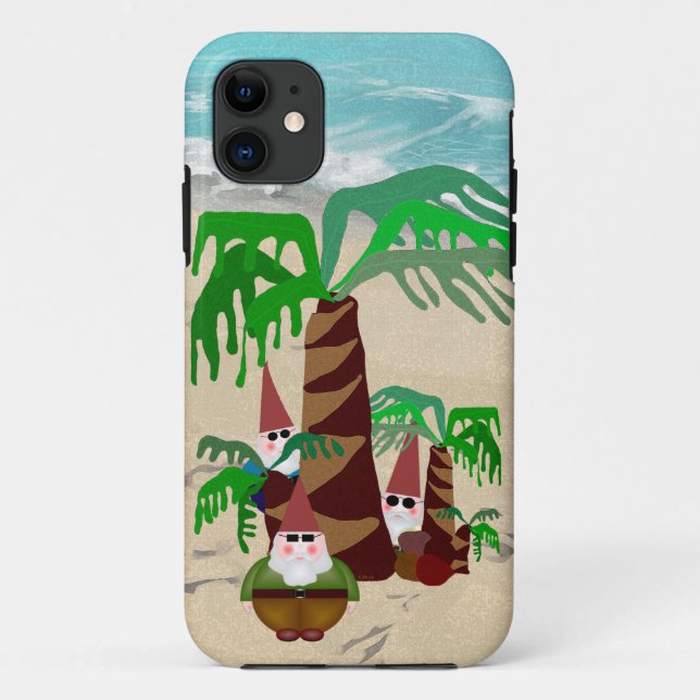 Coques Case-Mate iPhone Beach Gnomes (Dos)