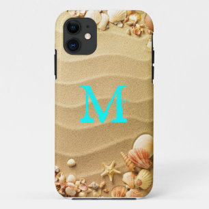Coques Pour iPhone Beach Seashells Hawaii Sand Monogramme IPHONE 5 Co