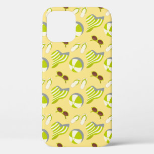 Case-Mate iPhone Case Beach vacay pattern with sunglasses and sun hat 