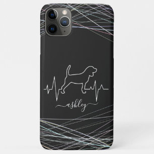 Case-Mate iPhone Case Beagle est Cool Heartbeat minimal chien amour