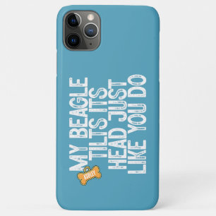 Case-Mate iPhone Case Beagle Tilts Head Drôle Citation Drôle Chien Papa