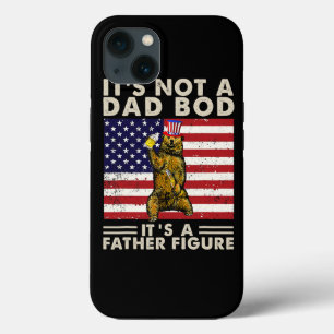 Case-Mate iPhone Case Bear Retro C'Est Pas Papa Bod C'Est Un Père Figure