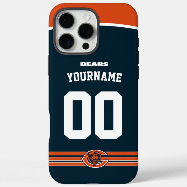 Coques Case-Mate iPhone Bears personnalisées Jersey Football américain (Verso)