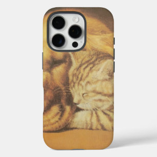 iPhone 16 Pro Case Beau art Extraordinaire de chats et de chats de ch