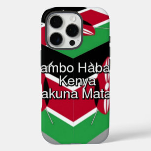 iPhone 16 Pro Case 🇰 🇪 Beau Beau Drapeau Kenyan