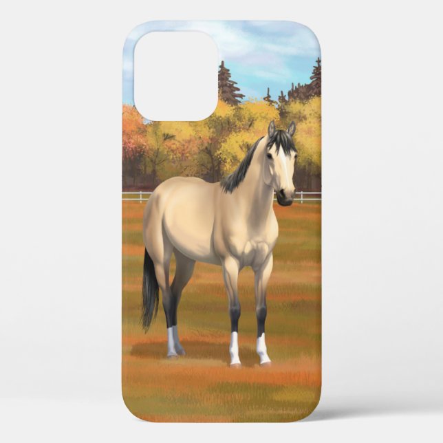 Coques Case-Mate iPhone Beau Cheval Buckskin Quarter (Verso)