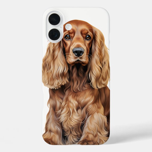 COQUES Case-Mate iPhone BEAU CHIEN À POULET ROUGE SPANIEL COCKER (Verso)