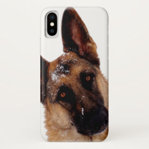 Coque iPhone X Beau chien de berger allemand