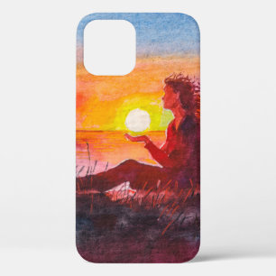 Case-Mate iPhone Case Beau coucher de soleil sur l'océan. Portrait de la
