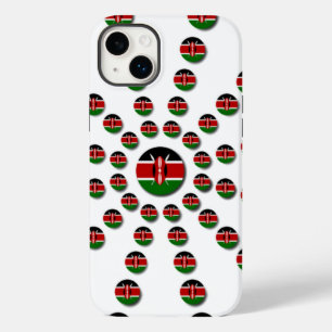Coque Pour iPhone 14 Plus Beau Drapeau circulaire kenyan : Un design radial
