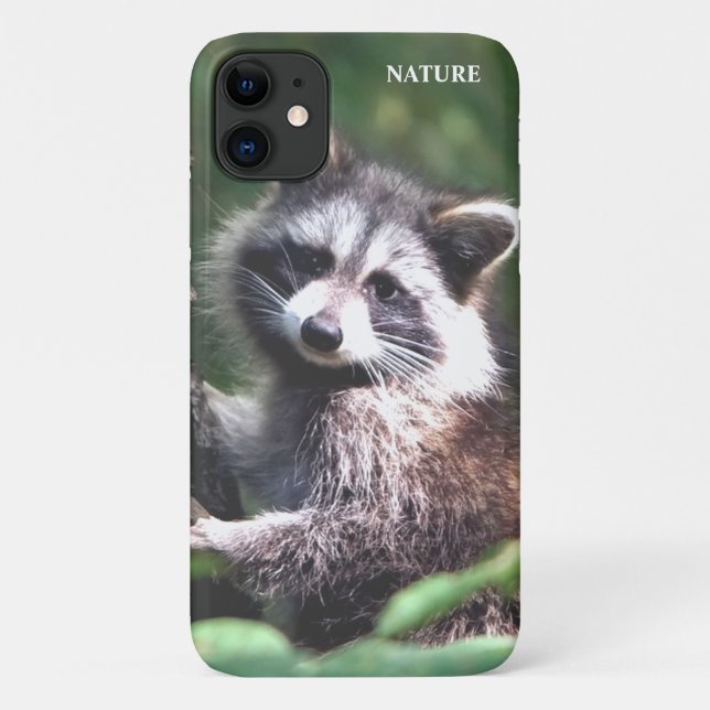 Coques Case-Mate iPhone Beau raton laveur dans la jungle (Dos)