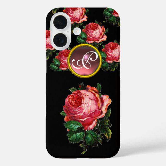 COQUES Case-Mate iPhone BEAU ROSE ROSE ROSE MONOGRAM (Verso)