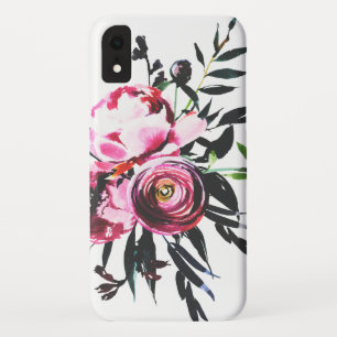 Case-Mate iPhone Case Beau rose vintage déprimé d'aquarelle floral