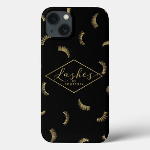 Case-Mate iPhone Case Beaucoup de Lashes Motif Noir/Or Personnalisé