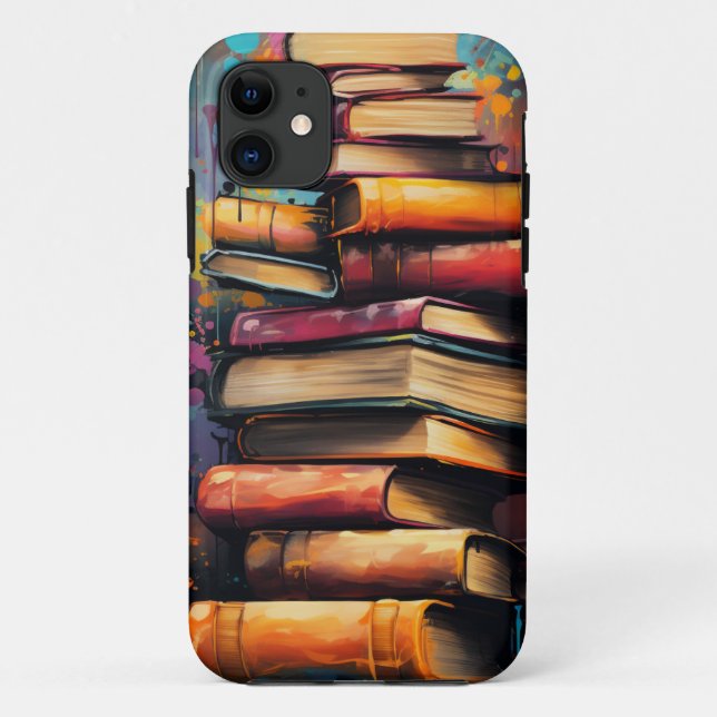 Coques Case-Mate iPhone Beaucoup de livres (Dos)