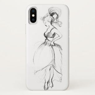 COQUE iPhone X   BEAUTÉ EN ROBE BLANCHE
