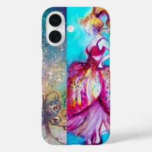Coques iPhone 16 BEAUTÉ EN ROSE / Plante papillon magique
