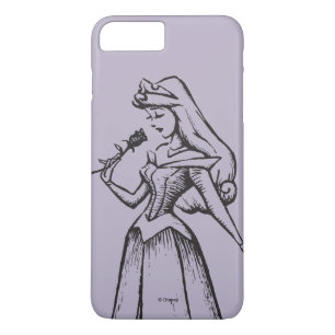 Coque iPhone 7 Plus Beauté endormie  Aurora - Rose Vintage