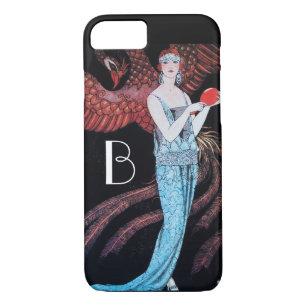 COQUE Case-Mate POUR iPhone BEAUTÉ ET PHOENIX, MODE, MASQUER LE MONOGRAMME ART
