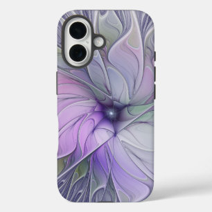 Coque Pour iPhone 16 Beauté étonnante Fleur d'art Abstrait fractal mode