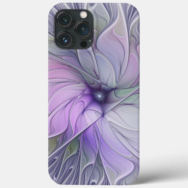 Coques Case-Mate iPhone Beauté étonnante Fleur d'art Abstrait fractal mode (Verso)