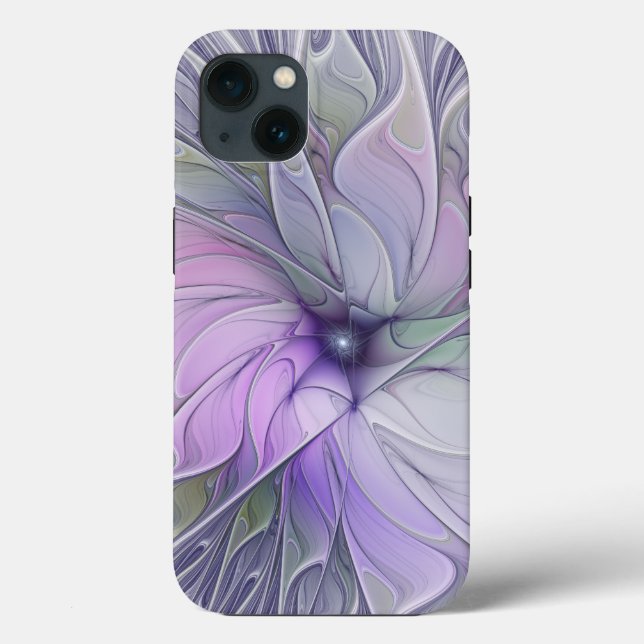 Coques Case-Mate iPhone Beauté étonnante Fleur d'art Abstrait fractal mode (Verso)