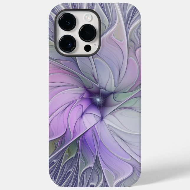 Coques Case-Mate iPhone Beauté étonnante Fleur d'art Abstrait fractal mode (Verso)