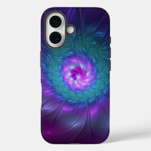 Coque Pour iPhone 16 Beauté florale Abstraite Fleur d'art fractionnée c