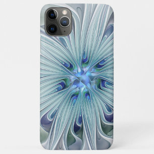 Case-Mate iPhone Case Beauté florale Abstraite moderne Blue Pastel Flowe