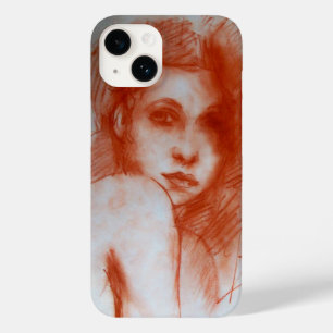 Coques Pour iPhone BEAUTÉ ROMANTIQUE / Portrait de femme en Sepia Bro