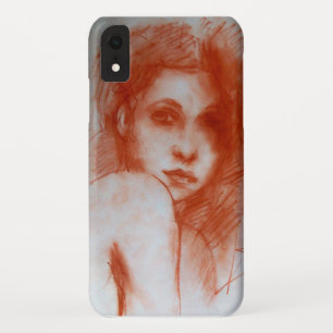 Coque Case-Mate Pour iPhone BEAUTÉ ROMANTIQUE / Portrait de femme en Sepia Bro