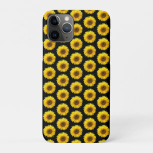 Case-Mate iPhone Case Beaux tournesols sur fond noir