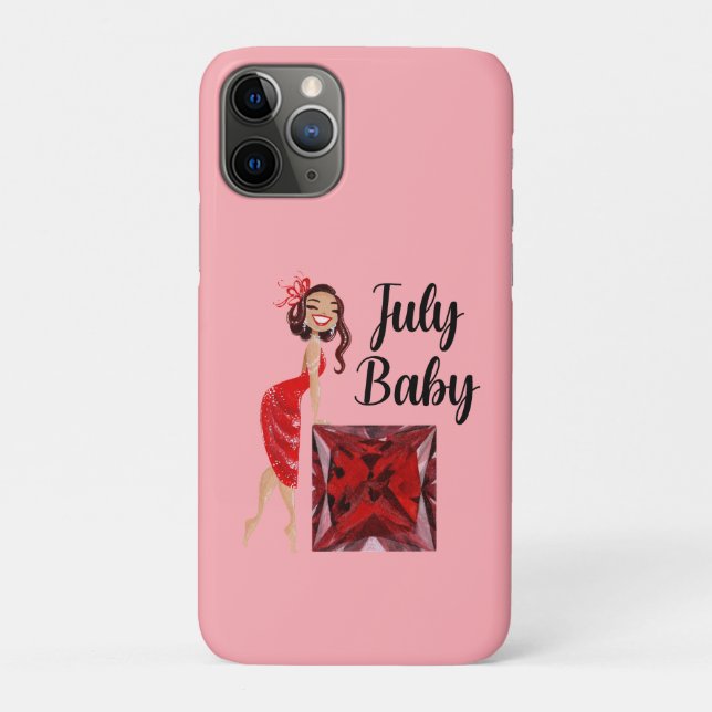 Coques Case-Mate iPhone Bébé de juillet (Dos)